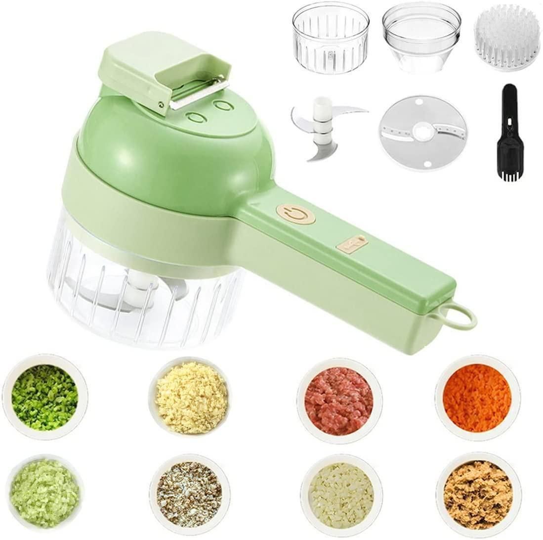 4 in 1 Portable Electric Vegetable Cutterā¢!