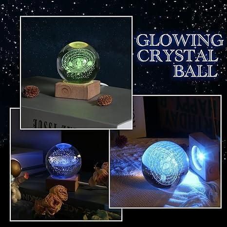 3D Crystal Lamp Ball™, (Assorted Design)