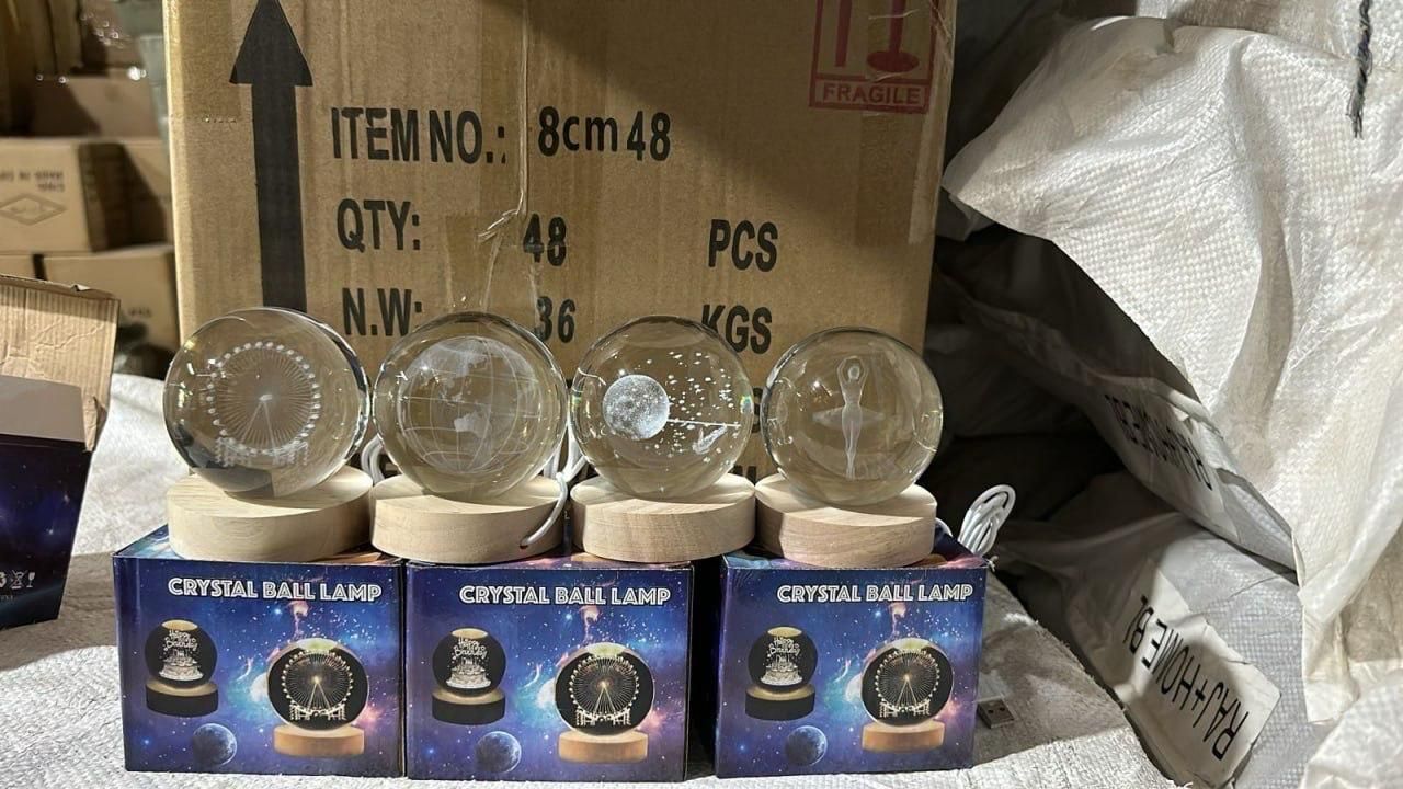 3D Crystal Lamp Ball™, (Assorted Design)